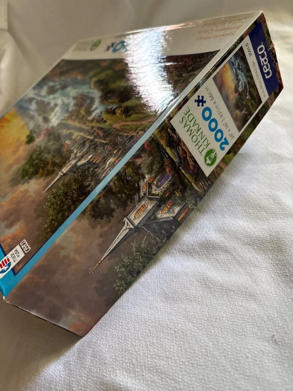 Seaside Haven 2000 Piece Jigsaw Puzzle Thomas Kinkade Ceaco Made In USA